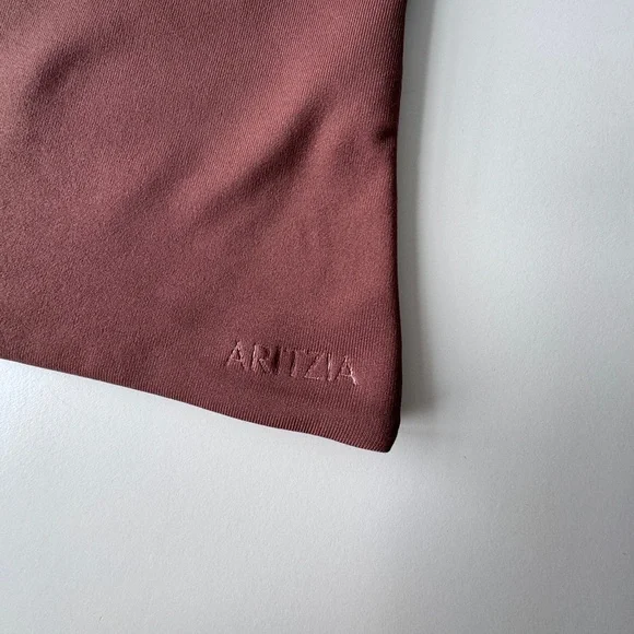 ARITZIA Babaton Contour Short Sleeve Tee - Mocha Brown-2XS - Picture 5 of 13